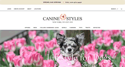 Desktop Screenshot of caninestyles.com